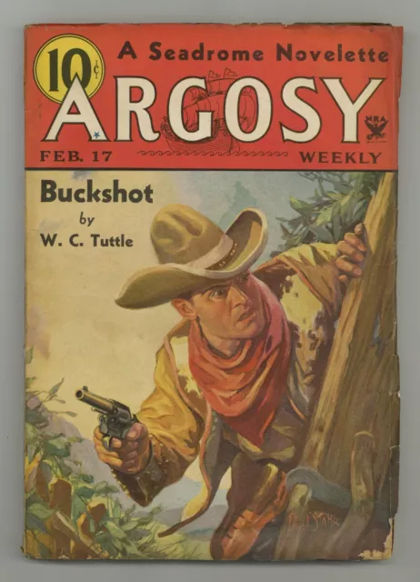 Argosy Part 4: Argosy Weekly Feb 17 1934 Vol. 244 #6 GD 2.0 Low Grade