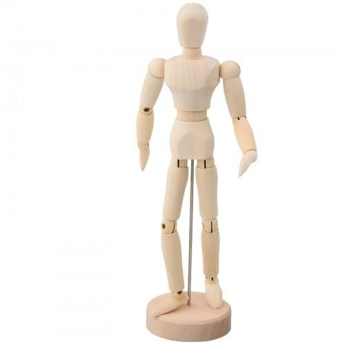 MANNEQUIN BOIS FIGURINE ArticuléE Flexible Bonhomme En Bois Pour La