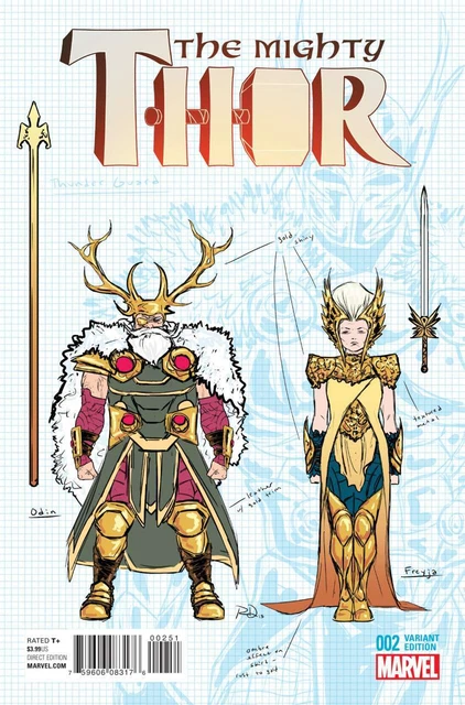 Mighty Thor (2nd Series) #2B VF/NM; Marvel | 1:20 variant design - we combine sh