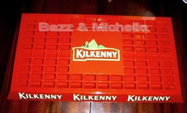 Kilkenny Draught Beer Tap Drip Tray Pub Club Home Bar ~ New Genuine Merchandise