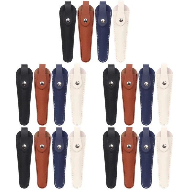 20 pièces faux cuir protecteur de ciseaux de ciseaux
