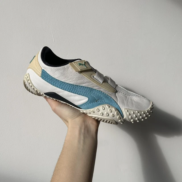 PUMA MOSTRO WHITE Trainers Womens Ladies Unisex UK Size 6 In VGC