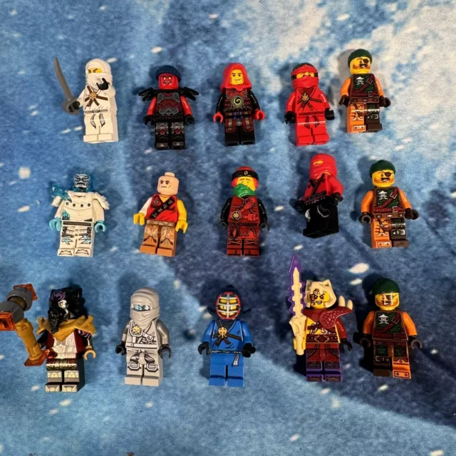 15 LEGO Ninjago Minifigur Konvolut | Lloyd Mech Wu Cole Garmadon | Original