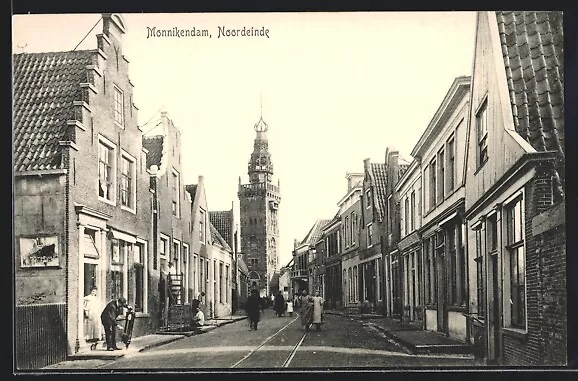 Ansichtskarte Monnikendam, Noordeinde