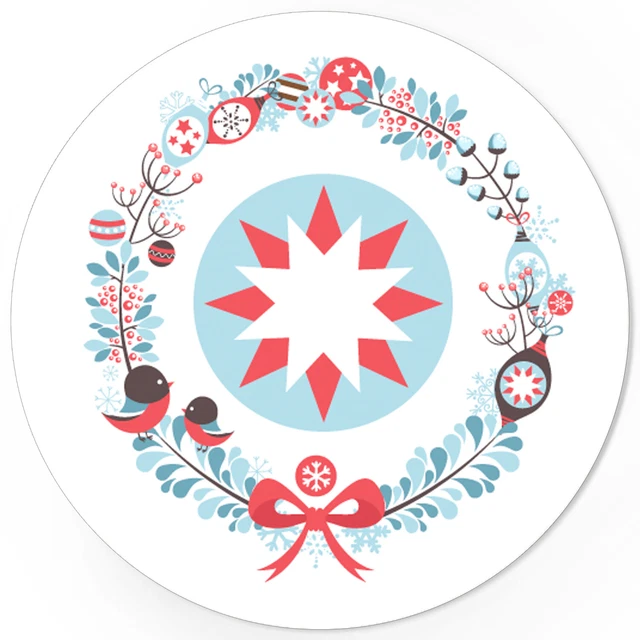48 Weihnachtsaufkleber Geschenk Aufkleber Etiketten Weihnachten Xmas Vintage 2