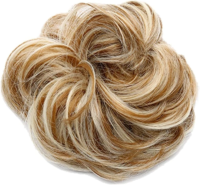 Chignon Sintetico Per Capelli Ricci Pezzo Di Capelli Coulisse Elastica Onda Sciolta Chignon Disordinato Grande Chignon Riccio Estensione Corta Coda Di Cavallo Per Le Donne