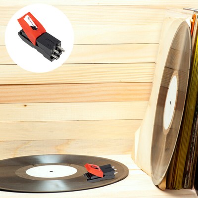 ZDNT 2 Pcs Pointe de Lecture,Aiguilles Tourne Disque,Platine Vinyle,Aiguille Diamant de Remplacement,Tourne Disque Aiguille,Diamant Stylet de Remplacement pour Tourne-Disque Phonographe 