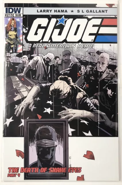 GI Joe A Real American Hero 215 Cover SUB IDW Comics Larry Hama NM