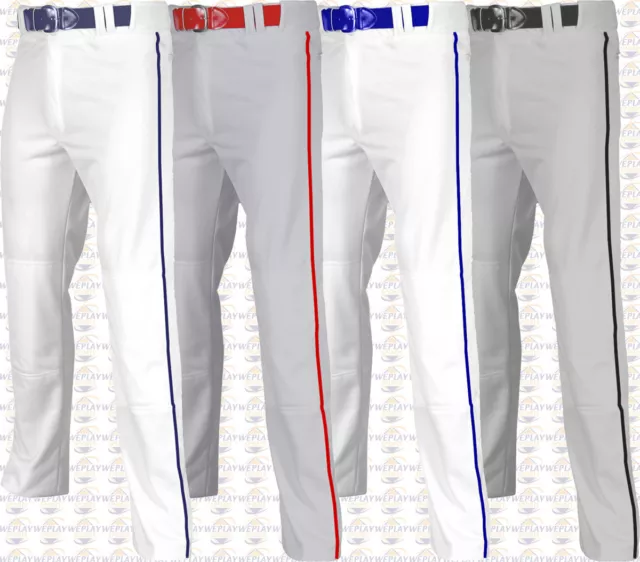 Champro Triple Couronne Jeunes Ouvert Bas Baseball Pantalon W/Piping Réglable