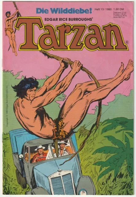 ✪ TARZAN #13/1980 Die Wilddiebe!, Ehapa COMICHEFT TOP Z1