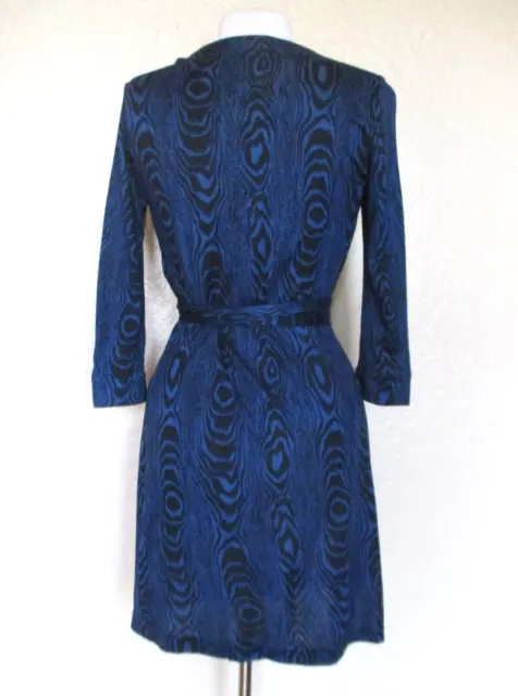 Diane Von Furstenberg New Julian Two Mini Wrap Dress 4 Women silk jersey 3