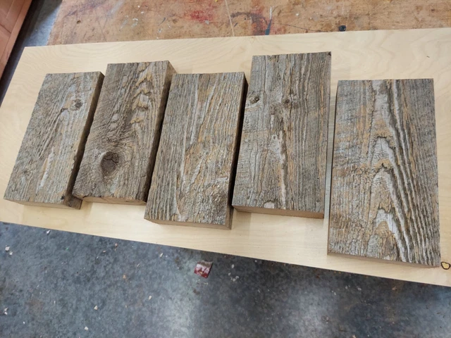 Rustic Reclaimed Old Barn Wood Craft Boards Weathered rough sawn true 2 x 6 lot