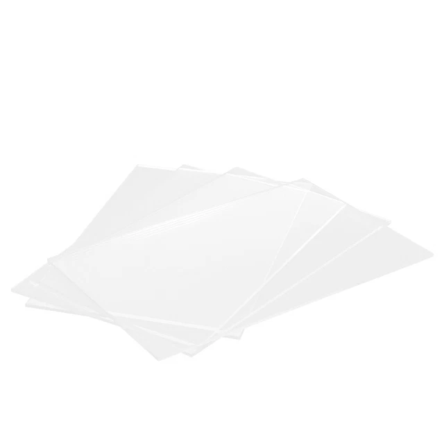 Tabla de corte troquelada de acrílico tabla de plástico en relieve hojas en blanco para mascotas