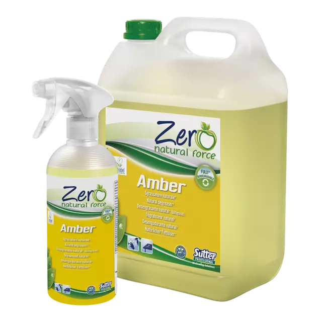 Amber Degreaser Haccp Natural Line Zero 0,5 Lt 0555400 Sutter Professional
