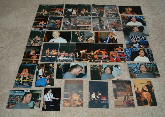 Wwe Wwf Ecw Wrestling Photos Negatives Lot 100+ Macho Man Bret Hart w/ copyright 2