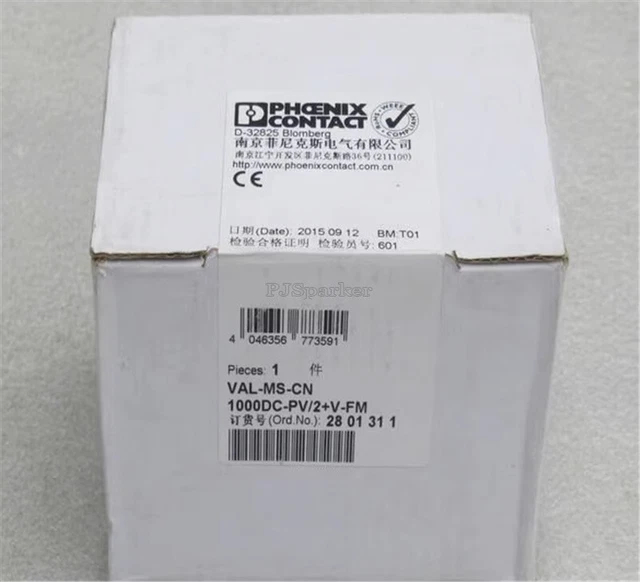 Phcenix Contact 1Pc New VAL-MS-CN1000DC-PV/2+V-FM 2801311 of
