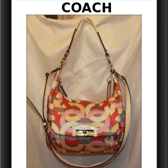Coach Neverfull Kristin Chain Link EAST-WEST F22745 Shoulder Bag