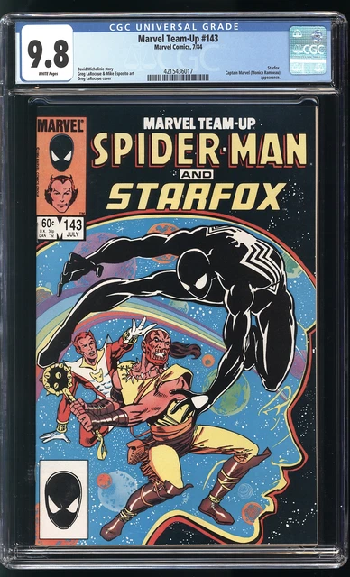 Marvel Team-Up 143 CGC 9.8 NM/M Starfox Will-Killer Captain Marvel Spider-Man