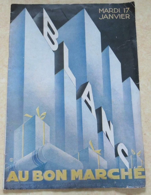 Calendrier Miniature 1937 - Au Bon Marché Boucicaut - Almanach Vintage Paris