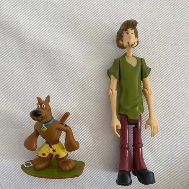 HANNA BARBERA SCOOBY DOO Green Top SHAGGY Holding Burgers Plastic