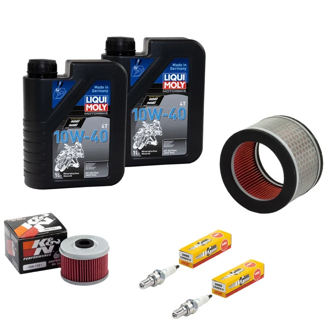 Kit pour Honda CB 1100 F Bol D'Or R 81-84 Entretien Filtre à Huile Bougie