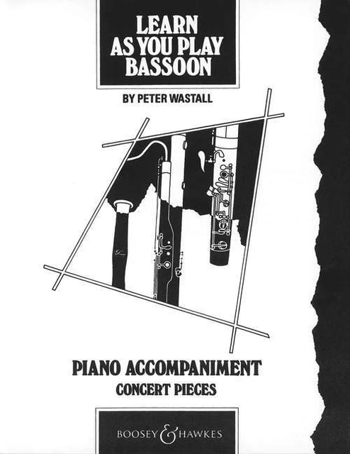 Learn As You Play Bassoon - Méthode De Basson Avec Accompagnement