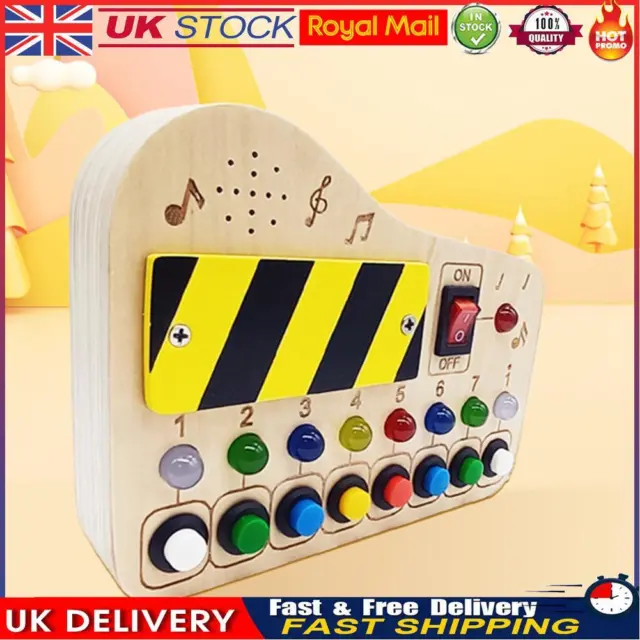 Kids Screwdriver Tool Set Wooden Light Switch Toy Busy Board Kids Gift