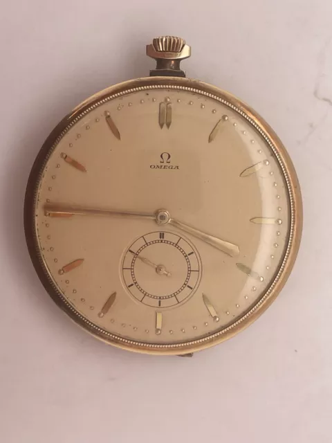 Vintage Gold Plated Omega-Swiss Pocket Watch