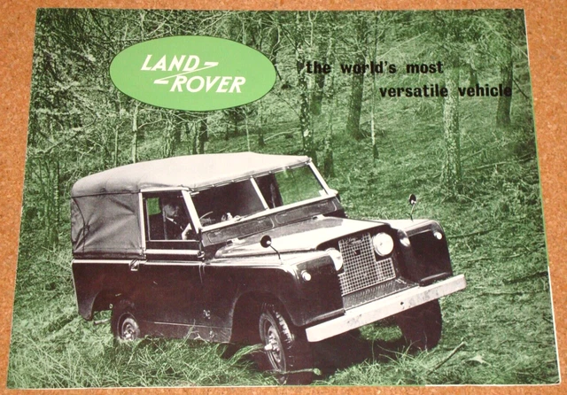Pic Click Land Rover LAND ROVER - Very rare 1960 UK sales brochure - 8 pages £17.99 ...
