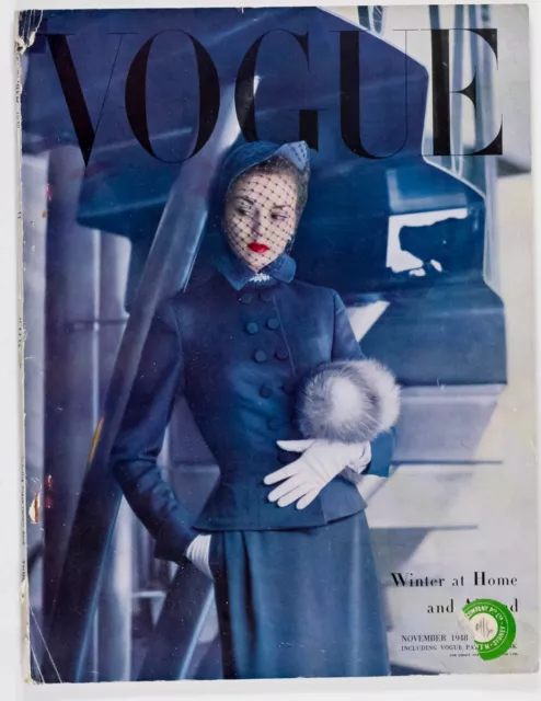 NORMAN PARKINSON Carl Erickson JOHN WARD Capri VOGUE magazine November 1948 vtg