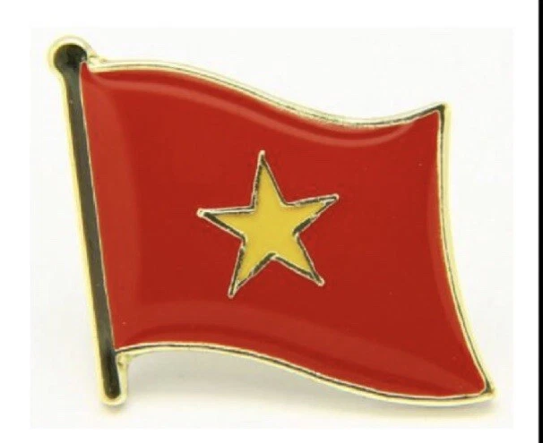 Vietnam Drapeau Pays Broche Revers Cravate Tack Lds Missionnaire Statesman Ties