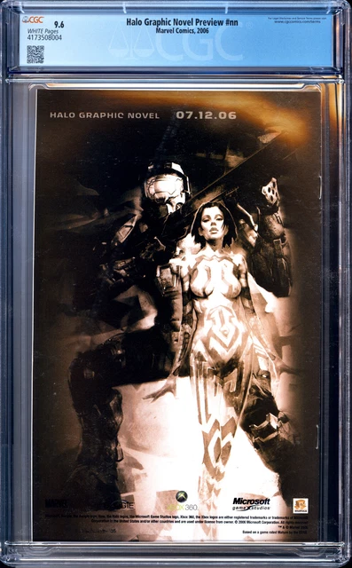 Halo Graphic Novel Preview #nn - CGC 9.6 WP - 1st App of Master Chief - TV Show 2