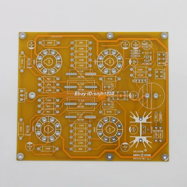 Kit Preamplificatore Valvolare 6J1 Con Scheda E Trasformatore AC12V 0.8A - Amplificatore Per Cuffie Fai Da Te, Suono Caldo