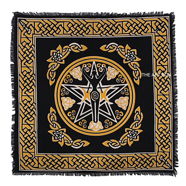 18 x 18 ALTER Cloth for Reading and Altar Cloth Chakra Alter, Embroidery Cloth