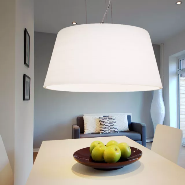 Design LED Glas Decken Hänge Leuchte Wohn Ess Zimmer Beleuchtung Pendel Lampe