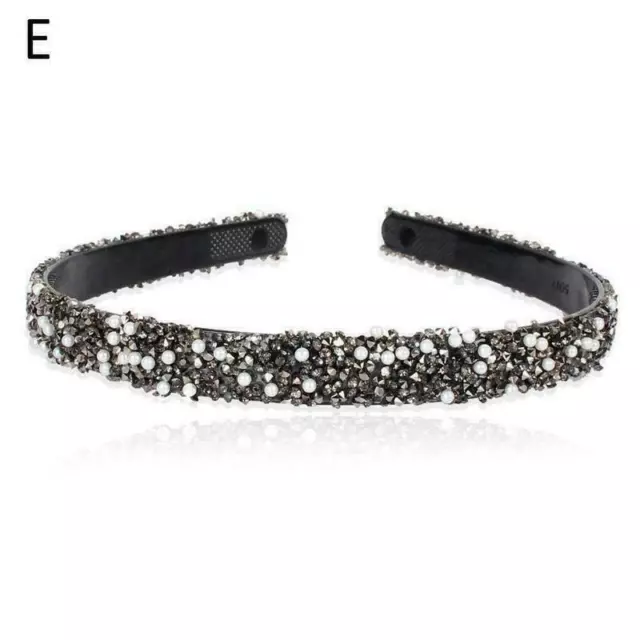 Simulated Crystal Pearl Rhinestones Hair Accessories New Sparkly Hairbands T7O5
