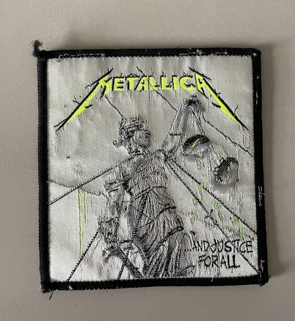 Metallica And Justice For All Patch Aufn&auml;her Metal Rock Band (Neu (gem&auml;ss Beschreibung)) In Horn