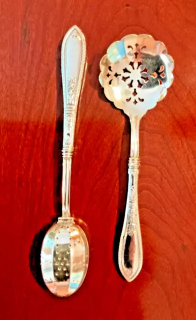 Rare, Antique Webster #19, WSC19, STERLING, Tea Infuser & Sifter Spoon, ca. 1910