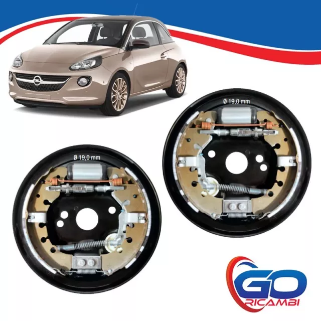 Kit Freno Posteriore A Tamburo Ganasce Cilindretti Opel Adam - Corsa Dal 2006 2