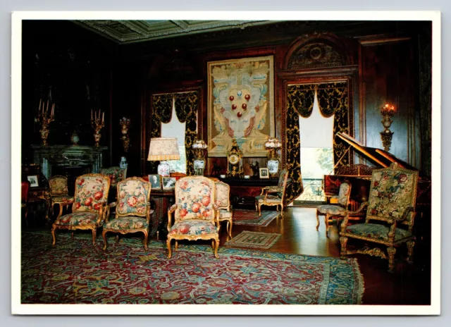 THE DRAWING ROOM Vanderbilt Mansion Hyde Park New York Vintage Unposted ...