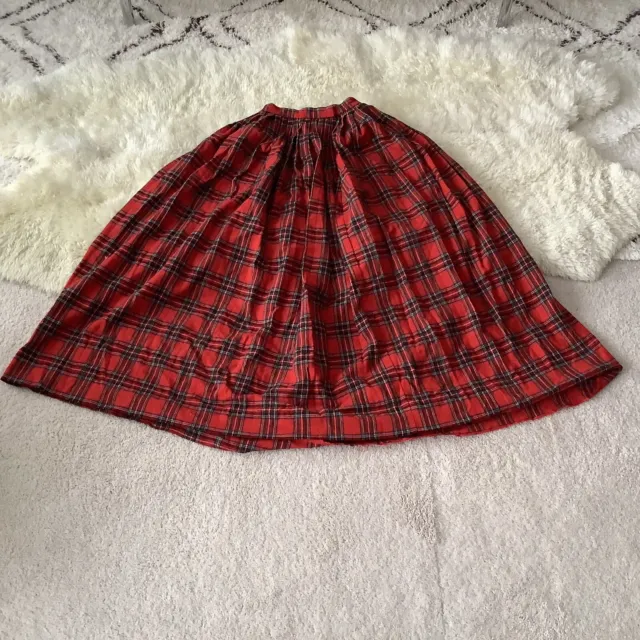 Vintage Doncaster Skirt Woman's Size 12 Wool Pleated Plaid