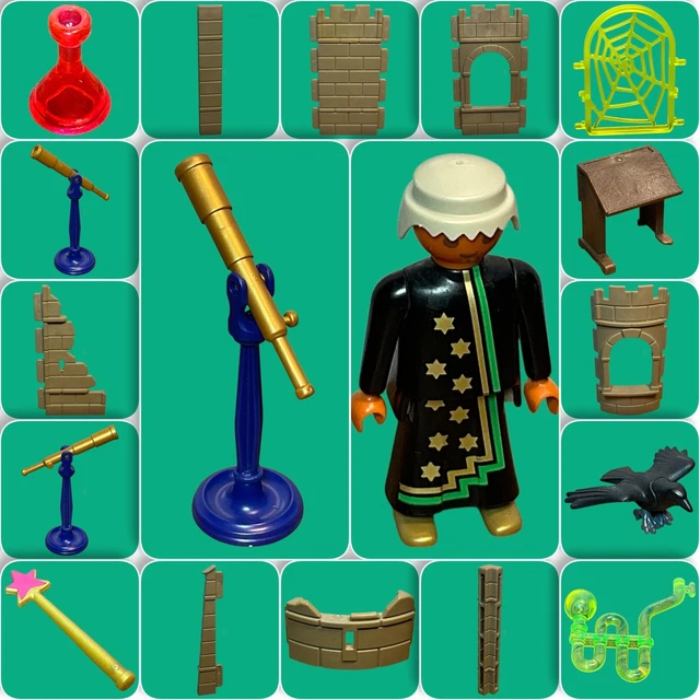 PLAYMOBIL ASTROLOGUE TOUR Merlin Château Médiéval Figurine Télescope Ref 3839 EUR 18,85 - FR