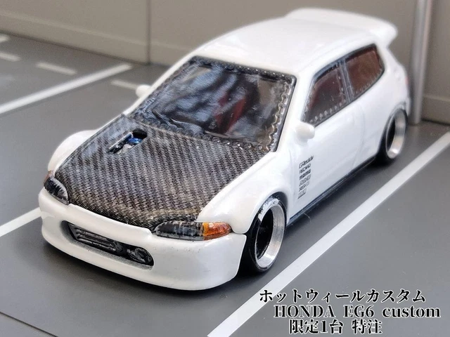 Custom Rim Tomica HOT WHEELS CUSTOM Civic Eg6 Homemade Aluminum Rims Deep Rim Tomica ...