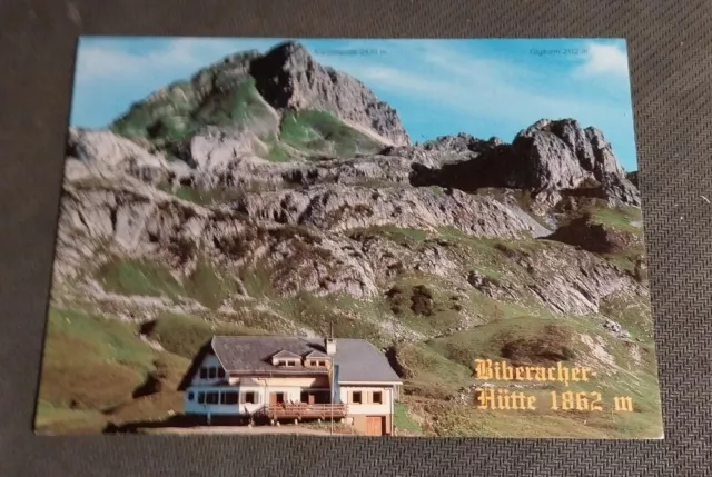 Schröcken - Biberacher Hütte - tolle Postkarte (144)