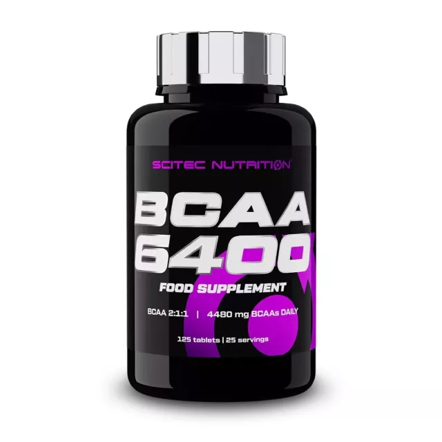 Scitec Nutrition BCAA 6400 - 125 Tabletten 160 g - Essentielle Aminosäuren