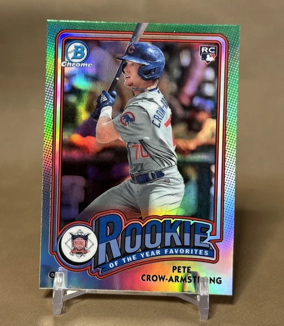 2024 BOWMAN CHROME PETE CROW ARMSTRONG ROY13 Rookie of the Year