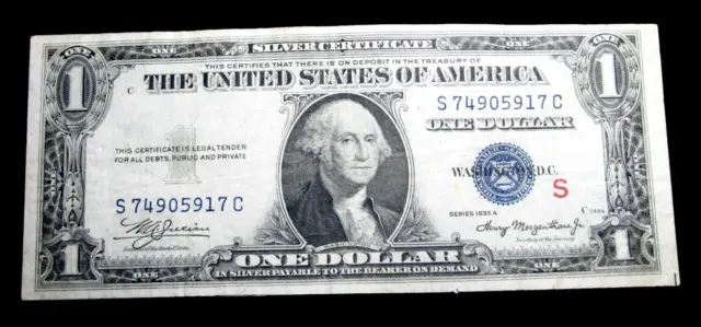 $1 1935-A Experimental US Silver Certificate Small Size   ---- #122
