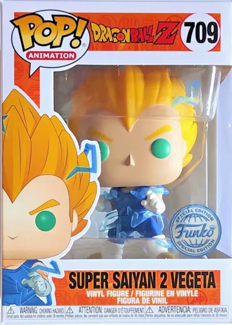 Figurine DRAGON BALL - POP N° 709 - Super Saiyan 2 Vegeta - Special Edition