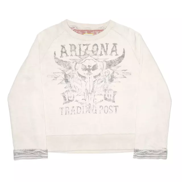 Felpa REPLAY donna Arizona Trading Post beige USA S