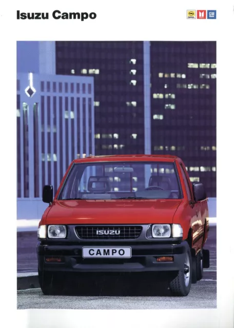 Isuzu Campo Prospekt 1990 12/90 D Katalog catalog brochure prospectus broszura